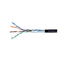  Schrack kábel, F/UTP Cat.5e, HSEKF424E3, 4x2xAWG24, kültéri PE, fekete, doboz kábel és adapter