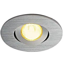 Schrack Technik NEW TRIA MINI DL ROUND SET, Downlight, 3000K, csiszolt alumínium- LI113976 világítás