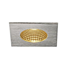 Schrack Technik PATTA-F mennyezeti lámpa, 9W, 3000K, 38°, szögletes, csiszolt alu világítás