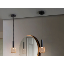 Schuller SINCRO fekete-arany LED függesztett lámpa (SCH-175265) LED 1 izzós IP20 világítás