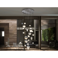 Schuller SPHERE króm LED függesztett lámpa (SCH-793971GK) LED 27 izzós IP20 világítás