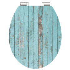 SCHÜTTE Schütte WC ülőke BLUE WOOD | MDF HG, Soft Close takarító és háztartási eszköz
