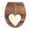 SCHÜTTE Schütte WC ülőke WOOD HEART | Duroplast, Soft Close