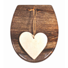 SCHÜTTE Schütte WC ülőke WOOD HEART | Duroplast, Soft Close takarító és háztartási eszköz