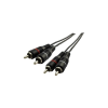 Schwaiger Audiokabel Cinch Audioverbindung  5,0m     Schwarz (CIK5450533)