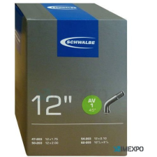 Schwalbe Belső gumi 12/12,5" Av1 45/45 kerékpár és kerékpáros felszerelés