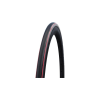 Schwalbe One Perf HS462A 622-25 (700x25c) országúti külső gumi (köpeny), defektvédett (RaceGuard), kevlárperemes, Addix, piros csíkkal, 230g