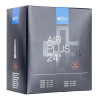 SCHWALBE (Vélo) SCHWALBE AIR PLUS AV10D 24 x 1.50–2.40 (54-75-507) kerékpár belső, Presta szelep 40 mm, teljesen alumínium szelep SCHWALBE (Vélo)  Bicikli alkatrészek Kerékpár alkatrészek Bicikli belső gumik