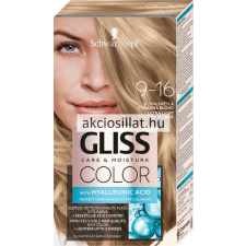 Schwarzkopf Gliss Color hajfesték 9-16 Ultravilágos hűvösszőke hajfesték, színező