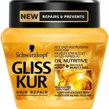 Schwarzkopf Gliss Kur Oil Nutritive hajpakolás 300 ml nőknek hajbalzsam