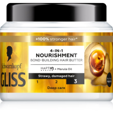 Schwarzkopf Gliss Oil Nutritive intenzíven tápláló maszk a károsult hajra 400 ml hajbalzsam