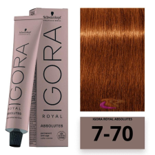 Schwarzkopf Igora Royal Absolutes hajfesték, 7-70 hajfesték, színező