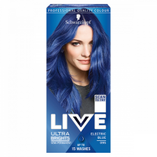 Schwarzkopf Live hajszínező 095 Vibráló Kék hajfesték, színező
