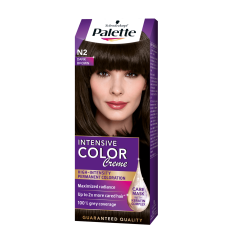 Schwarzkopf Palette ICC hajfesték n2 sötétbarna hajfesték, színező