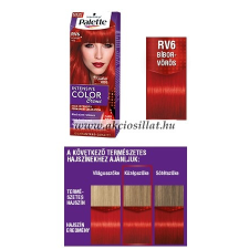 Schwarzkopf Palette Intensive Color Creme RV6 Bíbor Vörös krémhajfesték hajfesték, színező