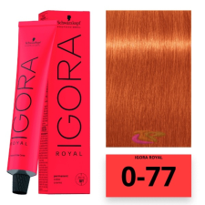 Schwarzkopf Professional Schwarzkopf Igora Royal hajfesték 0-77 hajfesték, színező