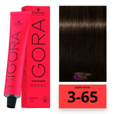 Schwarzkopf Professional Schwarzkopf Igora Royal hajfesték 3-65 hajfesték, színező