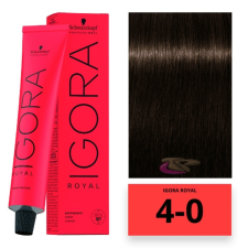 Schwarzkopf Professional Schwarzkopf Igora Royal hajfesték 4-0 hajfesték, színező