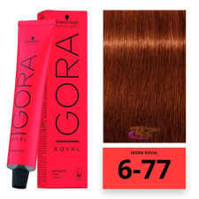 Schwarzkopf Professional Schwarzkopf Igora Royal hajfesték 6-77 hajfesték, színező
