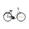 SCHWINN CSEPEL Csepel Budapest A 28-as városi női kerékpár, acél, 1s, 17-es vázméret, fehér