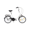 SCHWINN CSEPEL Csepel Camping N3 2020 20-as városi kerékpár, összecsukható, acél, agyváltós (3s), 15-ös vázméret, fehér