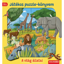 Scolar Kiadó Kft. Játékos puzzle-könyvem - A világ állatai gyermek- és ifjúsági könyv
