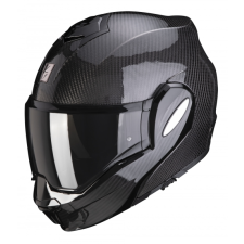 Scorpion EXO-TECH EVO Carbon hátrahajtható állú bukósisak fényes fekete bukósisak