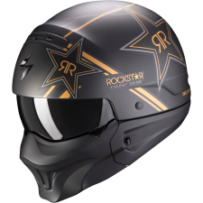 Scorpion Sisak Scorpion EXO-COMBAT EVO Rockstar fekete-arany bukósisak