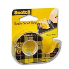Scotch 136D 12mmx6,3m kétoldalas ragasztószalag (SCOTCH_7100093103) ragasztószalag