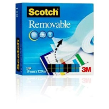 Scotch 19 mm x 33 m, felcímkézhető, eltávolítható ragasztószalag és takarófólia