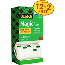 Scotch Magic 810 19mmx33m írható ragasztószalag 12+2db (SCOTCH_7100026965) ragasztószalag