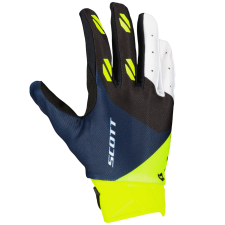 Scott EVO RACE motokrossz kesztyű lila-kék-fluo sárga motoros kesztyű