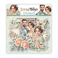 ScrapBoys Elizabeth Kivágatok Ephemera 1 csomag matrica
