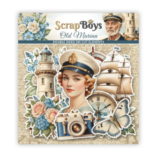 ScrapBoys Old Marina Kivágatok Ephemera 1 csomag matrica