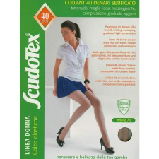 Scudotex 460 Selyemfényű Kompressziós harisnyanadrág 40 den, Nero (fekete), S gyógyászati segédeszköz