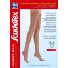 Scudotex 589 kompressziós nyitott combharisnya szilikonos csúszásgátló csíkkal 140 den, 19-22 Hgmm, testszínű, csipkés, I. (XS)