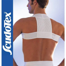 Scudotex 623 Emlékeztető, tartásjavító heveder, fehér, hátsó T-megtámasztással, 1. (XS) gyógyászati segédeszköz
