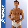 Scudotex 647 pamut Lágyéksérv nadrág támasztó pelottával, szürke-melange, II. (S)
