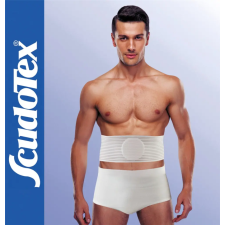 Scudotex 686 fehér köldöksérv öv fém betéttel, 7. (XXXL) gyógyászati segédeszköz