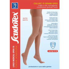 Scudotex 822 nyitott unisex harisnyanadrág 70 denes, 15-18 Hgmm, testszínű, V.(XL) gyógyászati segédeszköz