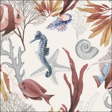  Seahorse papírszalvéta 33x33cm,20db-os konyhai eszköz