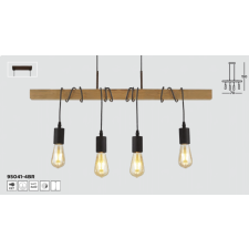 SEARCHLIGHT 95041-4BR Woody, Függeszték világítás