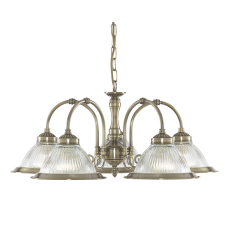 SEARCHLIGHT American diner bronz csillár (SL-9345-5) E27 5 izzós világítás