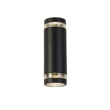 SEARCHLIGHT Austin fekete kültéri falikar (SL-61100BK) GU10 2 izzós IP44 kültéri világítás