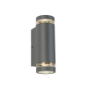 SEARCHLIGHT Austin szürke kültéri falikar (SL-61100GY) GU10 2 izzós IP44