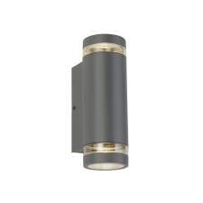 SEARCHLIGHT Austin szürke kültéri falikar (SL-61100GY) GU10 2 izzós IP44 kültéri világítás