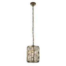 SEARCHLIGHT Bijou bronz kristály függesztett lámpa (SL-6581-1AB) E27 1 izzós IP20 világítás