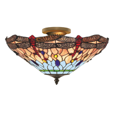 SEARCHLIGHT DRAGON FLY Searchlight 1289-16 Tiffany mennyezeti világítás