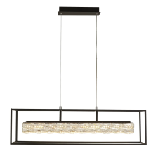 SEARCHLIGHT Elevator fekete LED függesztett lámpa (SL-89562BK) LED 1 izzós IP20 világítás