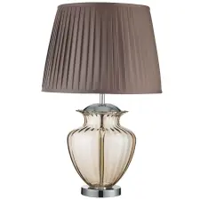 SEARCHLIGHT Elina barna asztali lámpa (SL-8531AM) E27 1 izzós IP20 világítás